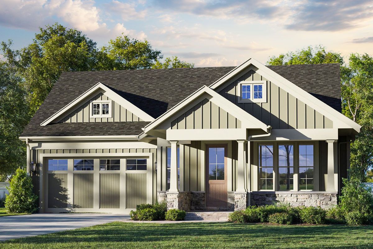 The Hickorywood exterior rendering