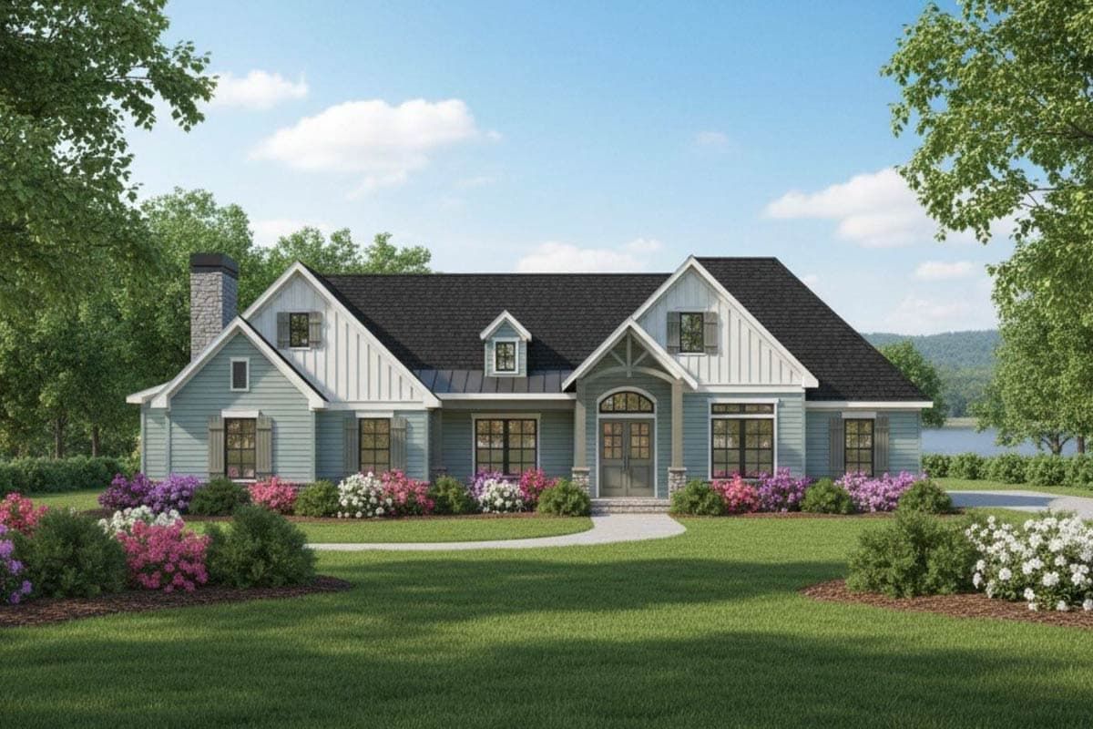 The Clearfield exterior rendering