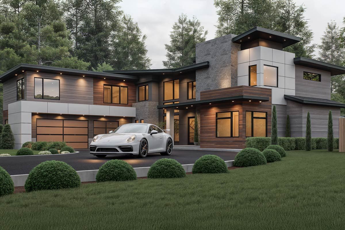 The Radius exterior rendering